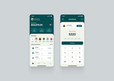 Finance Mobile App app design finance mobile ui uiux ui ux user interface ux