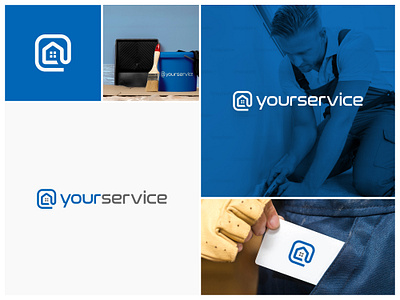 Your Service Logo Concept adobeillustrator branding brandlogo creativelogo graphic design home logo logodesign service yourservice