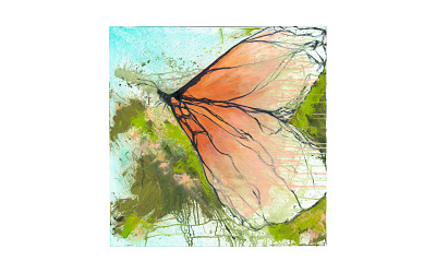 Monarch abstract butterfly cogwurx expressionism illustration monarch