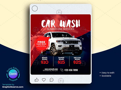 Car Wash Pricing Social Media Banner Template Canva automobile advertisement samples automobiles marketing template canva social media car post design car rental design canva template car rental social media post car social media post car wash car wash canva template car wash instagram post car wash social media banner post design rent a car post social media social media banner social media canva design social media post