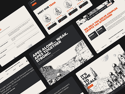 MoonTax | Website Design branding illustration web design webflow