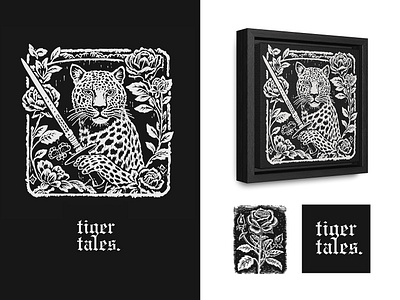 Tiger Tales - Branding ai branding graphic design logo