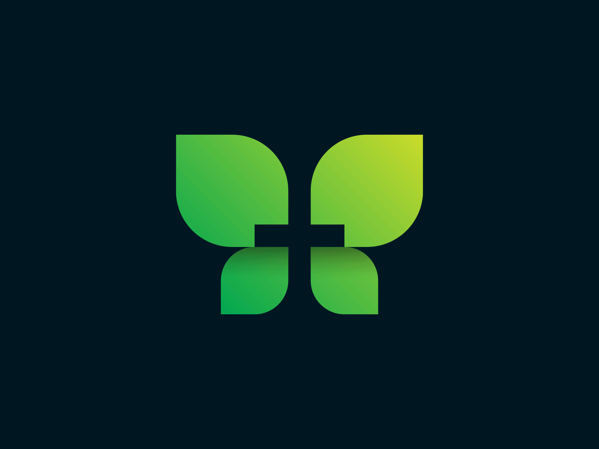 phama logo design art direction b2b brand brand identity branding butterfly design gradient graphic graphic design green identity logo logo design logotype minimal pharmacy symbol visual identity