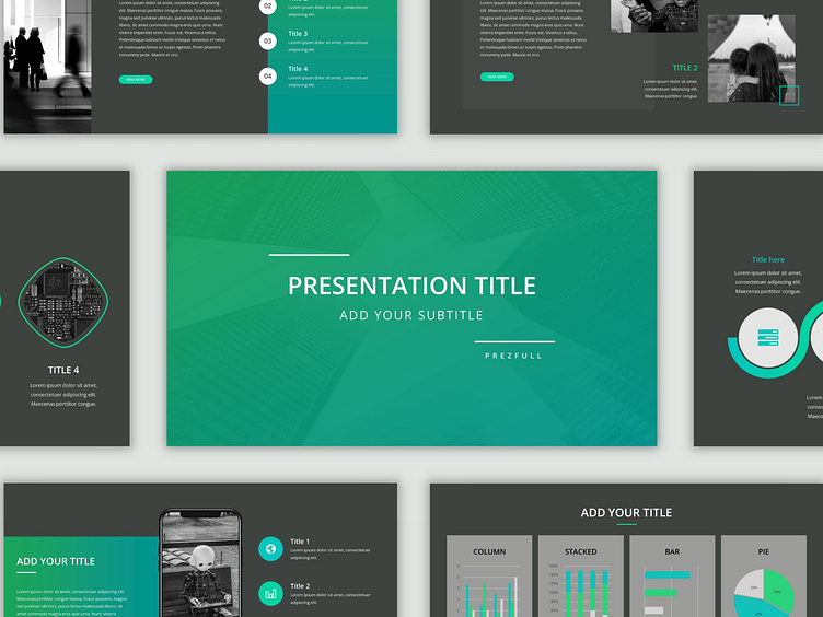 Modern PowerPoint Template by Fades on Dribbble