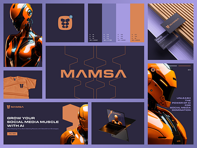 Mamsa logo design ai ai logo brand brand identity branding graphic design logo socialmedia visual identity