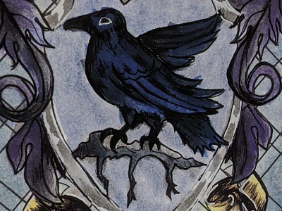 Ravenclaw coloring book page painting art coloring