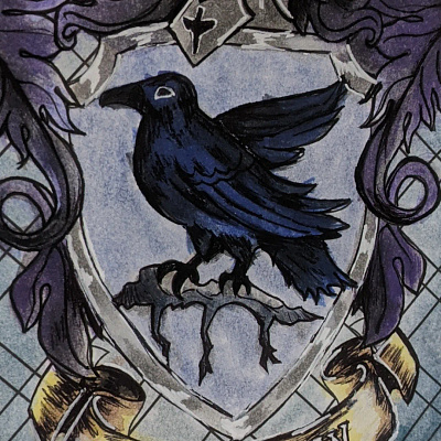 Ravenclaw coloring book page painting art coloring