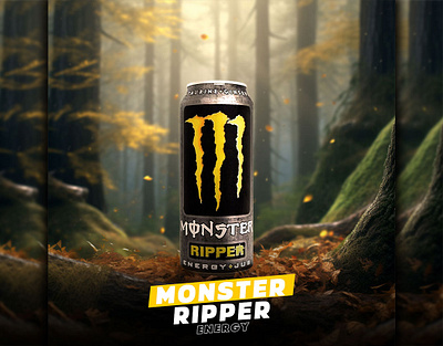 Social media post design || Monster Ripper graphic design juice banner design juice poster design monster poster design monster ripper social media social media post design