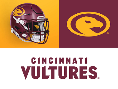 17/32 – Cincinnati Vultures branding cincinnati design football illustration logo ohio sports sports branding typography vultures