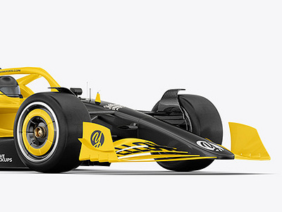 Free Download PSD Formula-1 2022 Mockup - Half Side View free mockup psd mockup designs