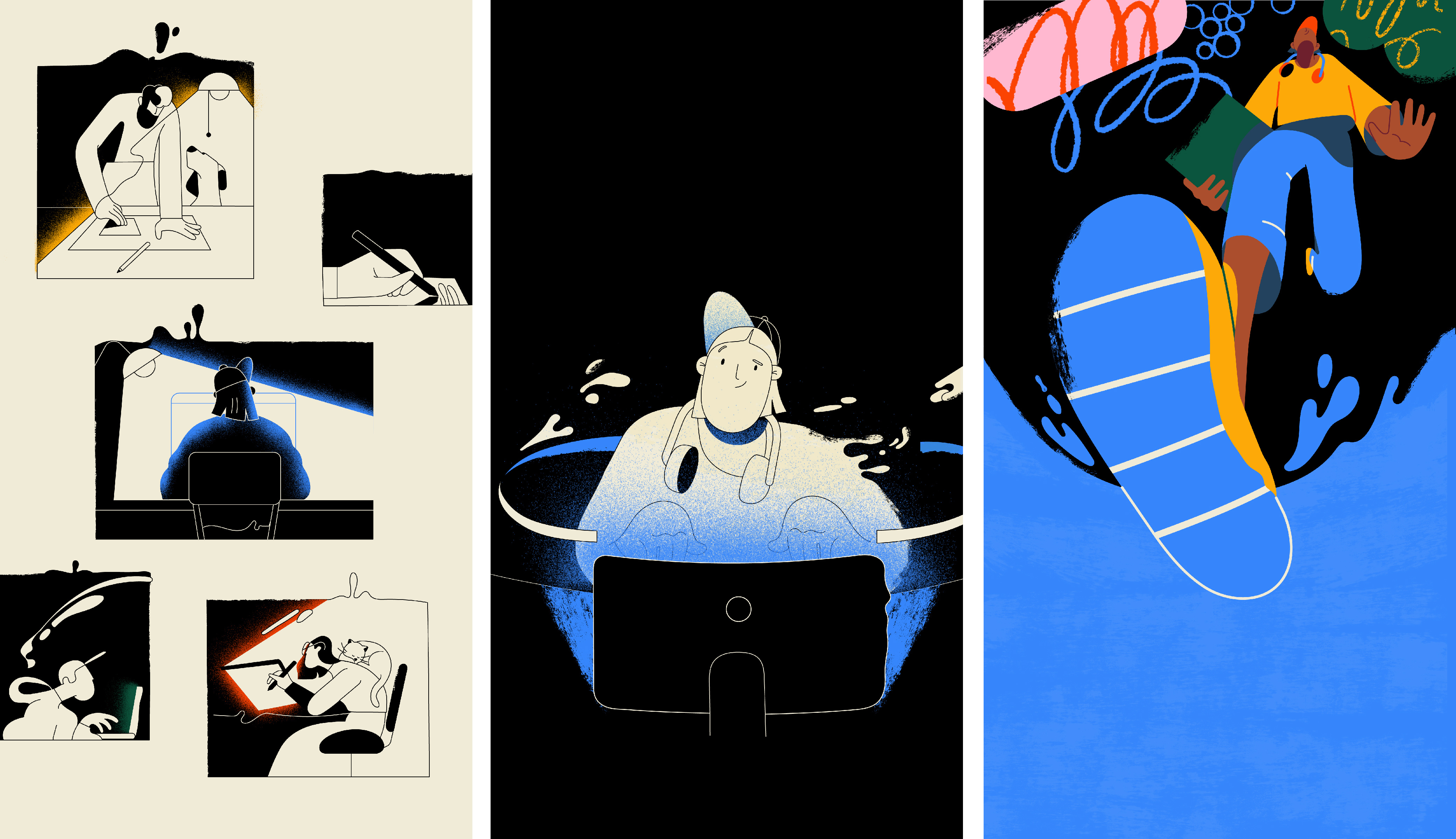 Example of Illustrations For Motion & Animation