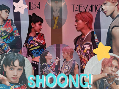 TAEYANG - ‘Shoong! (feat. LISA of BLACKPINK)’ graphic design logo