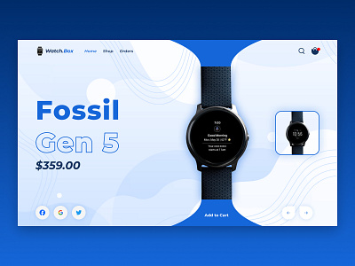 Watch.Box - A New Style of Watch Website 3d amandesigner animation branding creative creative design creativity design figmadesign graphic design illustration logo motion graphics ui ux watch
