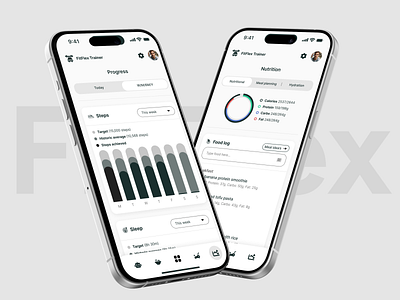 FitFlex Trainer - More Screens app header hero mobile app ui ux