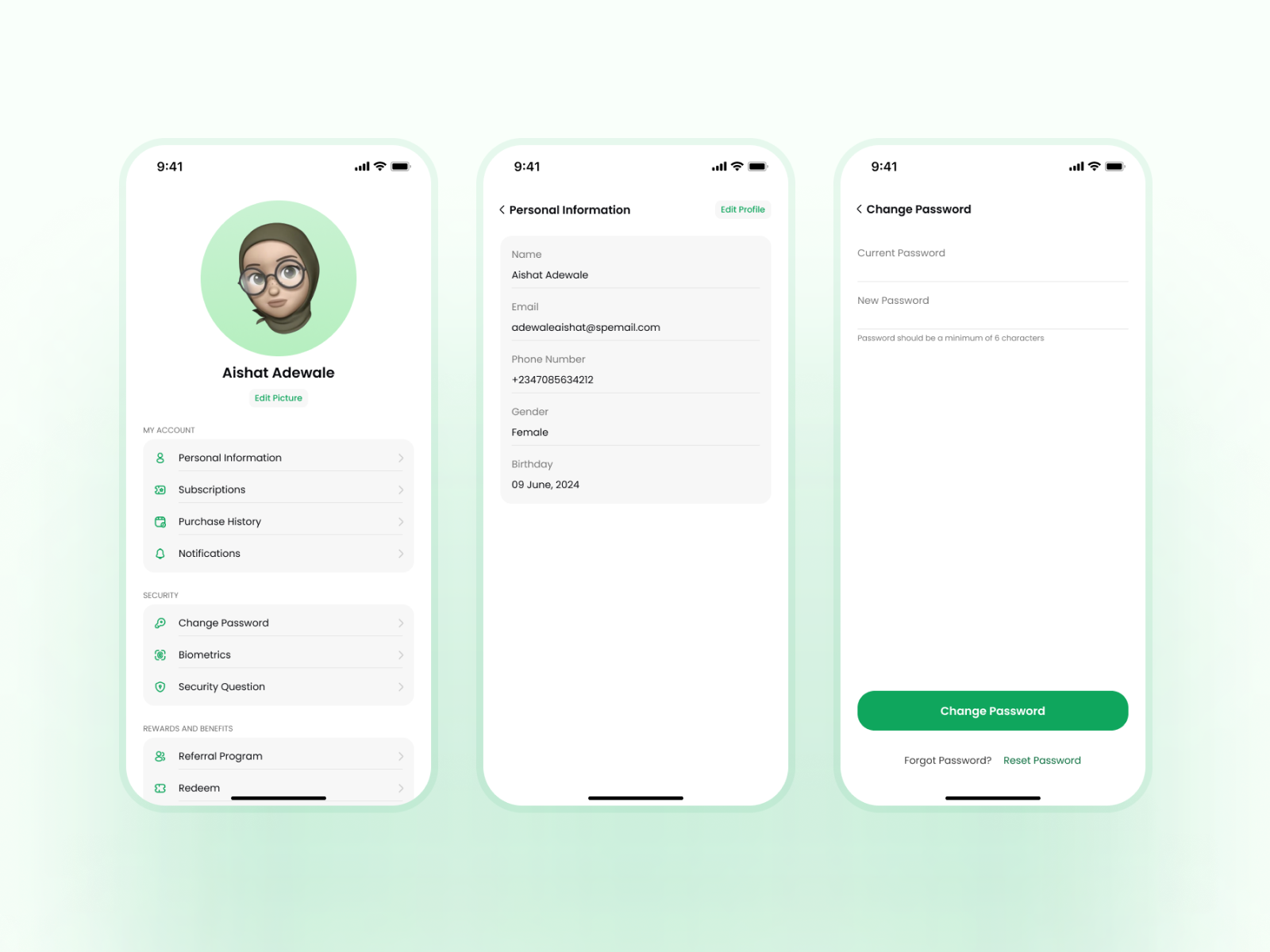 User Settings Screen - Mobile by Abdulbasit Ogungbayi on Dribbble