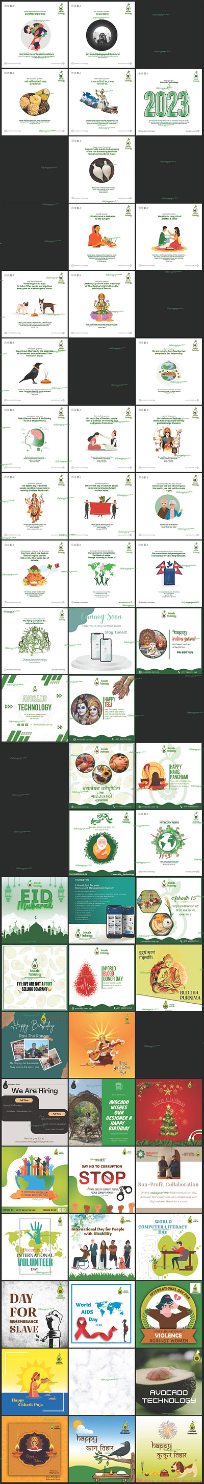 Avocado Technology, Corporate Design, Engaging Visuals corporate design educational design graphic design illustration infographics marketing material pamphlet design poster design social media graphics typography visual design