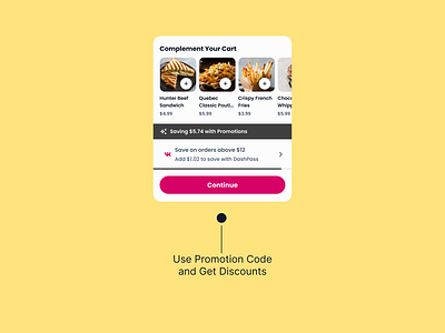 Mobility UI Card to Apply Promo Code design discount figma food delivery mobile app mobility promo code restaurant ui ui design uiux ux ux design