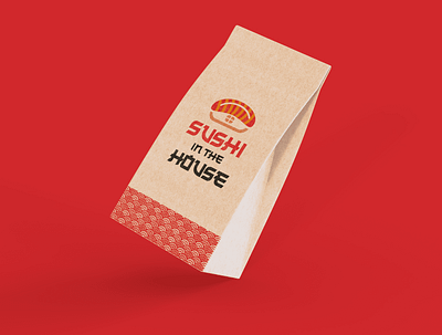 (PACKAGING) Sushi in the House graphic design graphic designer icon illustration illustrator label labeling logo logo design package packaging pattern photoshop procreate typography venezuela