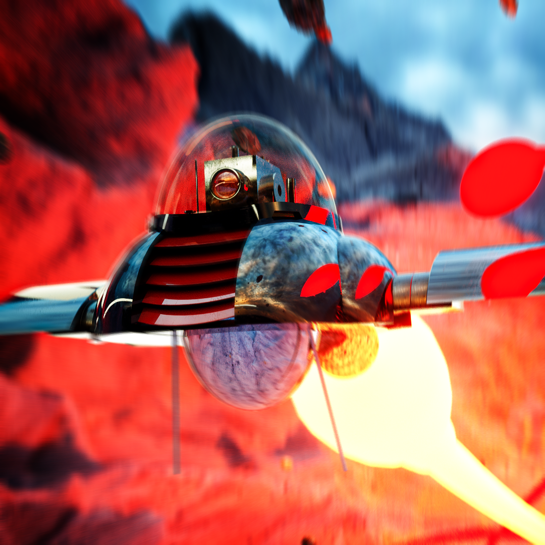 Dragon Ball - Bulma's Scouter Drone 3d adrenaline bulma cinema 4d danger dragon ball drone lighting motion blur speed