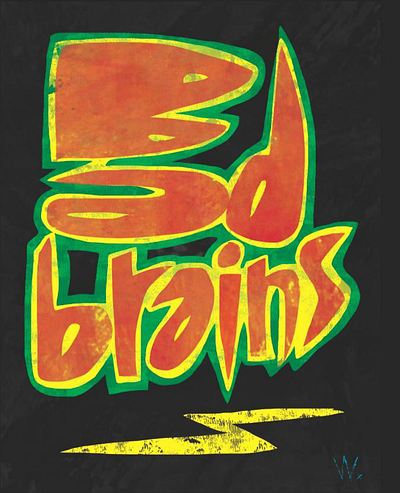 Bad Brains Lettering bad brains grunge lettering lettering primitive punk punk rock