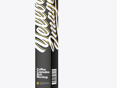 Free Download PSD Coffee Capsules &amp; Paper Box Mockup mockup designs