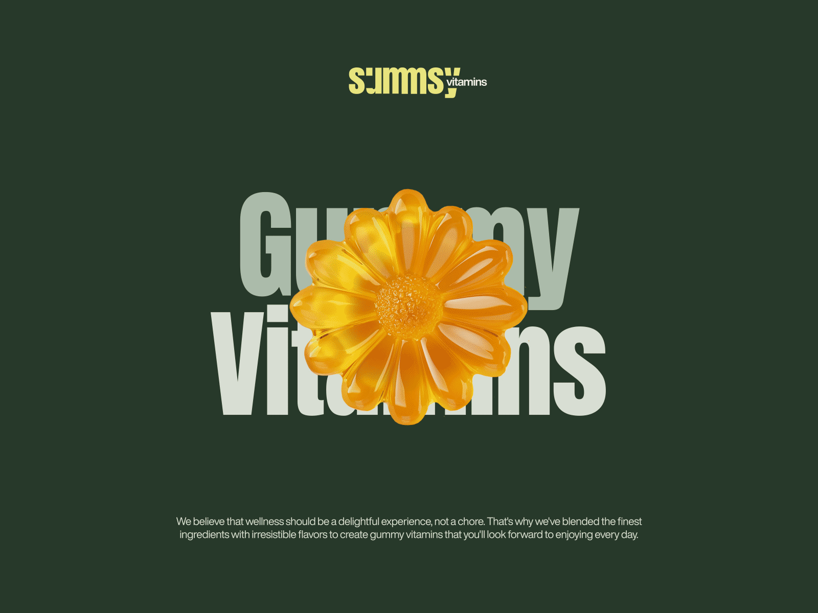 Vitamin Gummies branding design graphic design gummies health illustration logo ui ui ux ui design uidesign uiux vitamin website