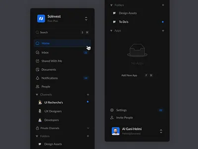 Side Navigation Bar nav bar navigation bar side navigation bar ui ui desgin