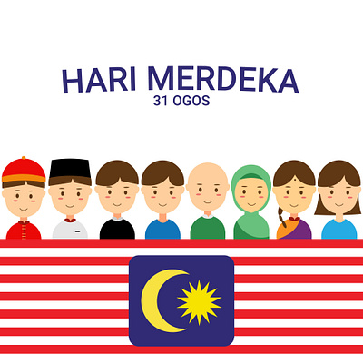 Hari Malaysia graphic design