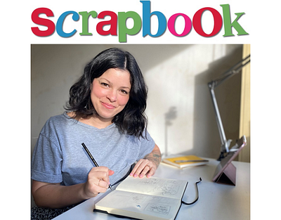 Briana Kranz's SCRAPBOOK creativity drawing interviews scrapbook watercolor