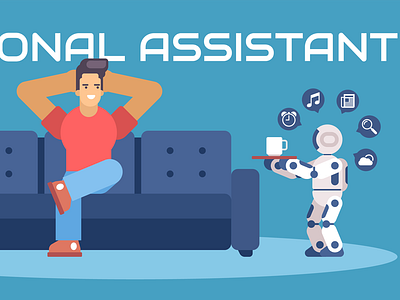 Embrace the future with your very own personal assistant! 🤖☕️ artificial intelligence automation convenience flat illustration future tech home automation illustration innovation lifestyle modern living personal assistant robotics smart smart home smart living tech tech gadgets tech life technology vector