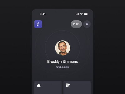 Elevate — Personal Assistant app dark mobile premium product design