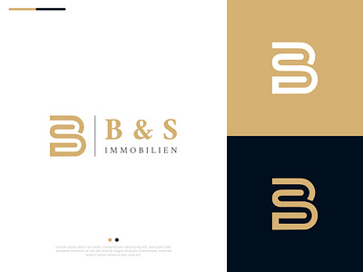 B&S Immobilien Logo Design abstract logo design adobe illustrator adobe photoshop branding design dribble logo design graphic design logo unique logo