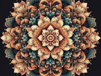 About Floral Mandala SVG Cut File Graphic2 3d animation branding graphic design illustration logo ux vector