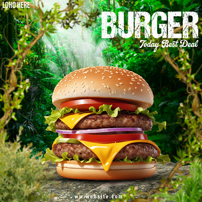 Social media post adobe photoshop banner branding burger burgers design fast food food graphic design illustration instagram post post design poster poster design restaurant social media design social media post socialmedia