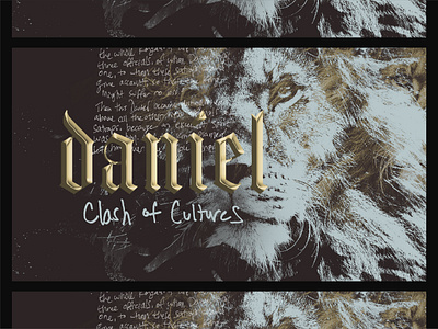 Daniel - Message Series branding church graphics design graphic design illustration logo message series typography vector