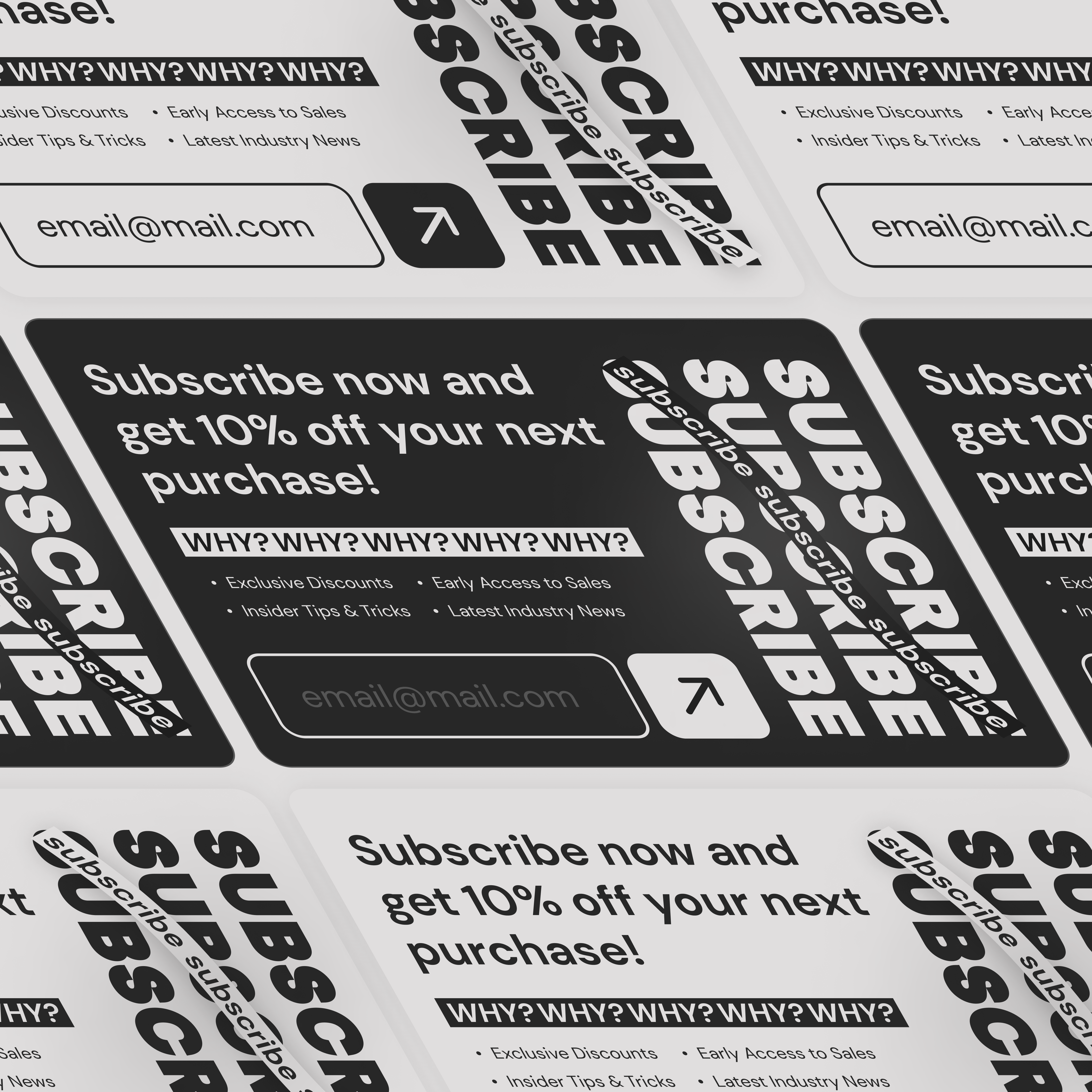 Newsletter Subscribe - Daily UI #026 026 dailyui newsletter subscribe