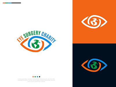 Eye Surgery Charity Logo Design abstract logo design adobe illustrator adobe photoshop branding design dribble logo design graphic design illustration unique logo