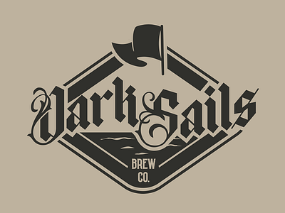 Dark Sails Brew Co. Badge badge flag