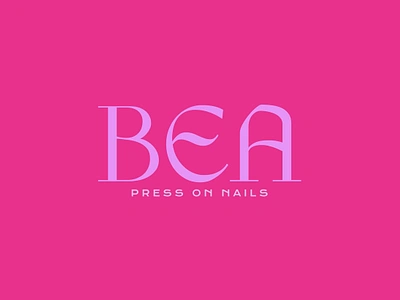 Nail Logotype brand branding color graphic design logo typography