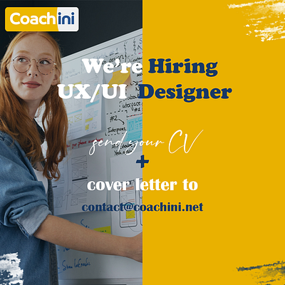 Flyer Design For the startup Coachini graphic design