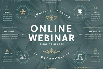 online webinar slide template branding design graphic design illustration tshirt typography vector