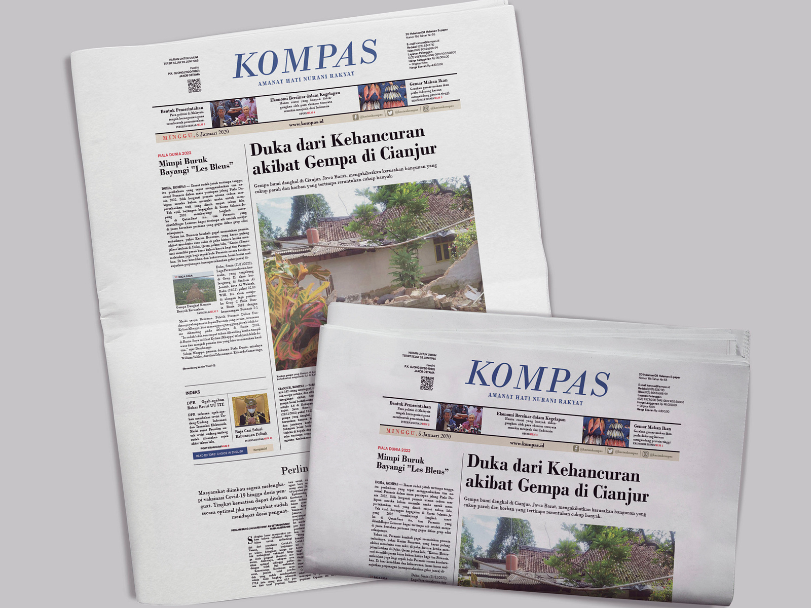 Kompas Newspaper Design Edition 1 By Zidan Gema Ramadhan On Dribbble