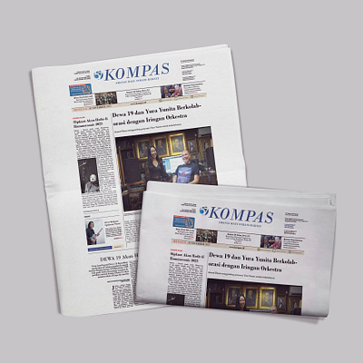 Kompas Newspaper Design - Edition 5 3d animation branding clean design editorial editorial design exploration graphic graphic design illustration logo magazine minimalist mobile motion graphics newspaper popular ui ui design