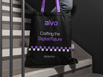 Alvo Tote Bag 3d abstract logo brand identity branding brandmark design graphic design illustration logo ui