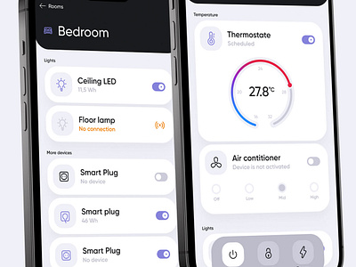 AmSmart clean product design smart home ui ux