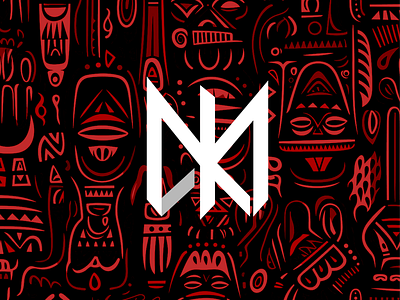 M+K LOGO DESIGN app branding design graphic design illustration k logo logo logo design m logo mk logo typography ui ux vector