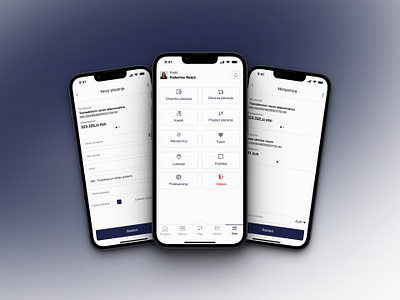 Redesign Mobi Bank - Banka postanska stedionica ui