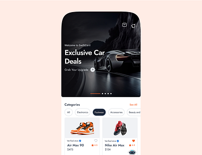 SwiftCart | E-commerce App Design auto layout e commerce figma interface design ui