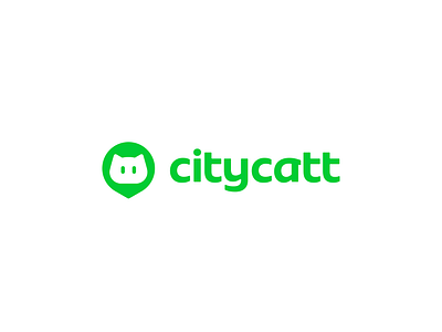 Citycatt Rebranding branding cat green identity logo travel