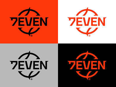 7EVEN basketball branding design graphic design icon identity logo sports branding typography vector